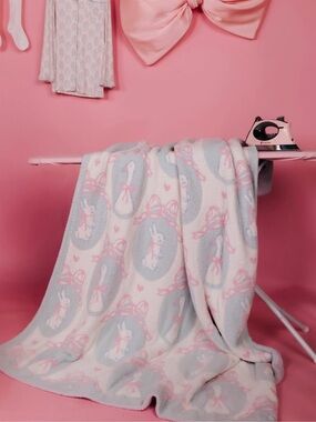 Staykation Bunny & Goose Easter, Toddler, Baby Plush Blanket NWT